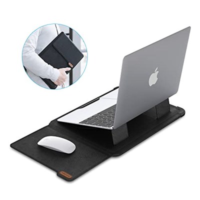 Nillkin Dizüstü Bilgisayar Kılıfı 15,6 inç (3ü 1 arada), Ayarlanabilir Stand ve Mouse Padli MacBook Kılıfı, 2 Stand Modu, 15 inç Dizüstü Bilgisayar Kılıfı, MacBook Aksesuarları, Chromebook/HP 13-15.6