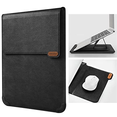 Nillkin Dizüstü Bilgisayar Kılıfı 15,6 inç (3ü 1 arada), Ayarlanabilir Stand ve Mouse Padli MacBook Kılıfı, 2 Stand Modu, 15 inç Dizüstü Bilgisayar Kılıfı, MacBook Aksesuarları, Chromebook/HP 13-15.6