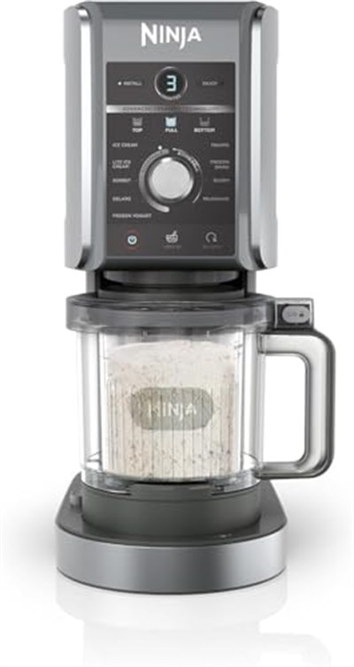 Ninja CREAMi Deluxe 10-in-1 Dondurma ve Frozen Makinesi NC502EU - Seçenekler: 10 in 1 siyah, 13ü 1 arada