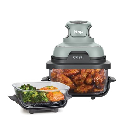 Ninja Crispi 4 in 1 Taşınabilir Cam Hazneli Pişirme Sistemi - Sage Green