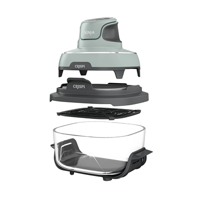 Ninja Crispi 4 in 1 Taşınabilir Cam Hazneli Pişirme Sistemi - Sage Green