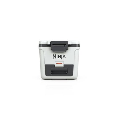 Ninja FrostVault Hard Cooler 28 l, birinci sınıf yalıtımlı soğutma kutusu, 6 güne kadar buz tutar, buzdolabı sıcaklığına sahip entegre kuru saklama çekmece - Seçenekler: Beyaz 28 L, 28L Gri, 42L Beyaz