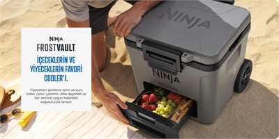 Ninja FrostVault Tekerlekli Cooler 28 Litre Gri