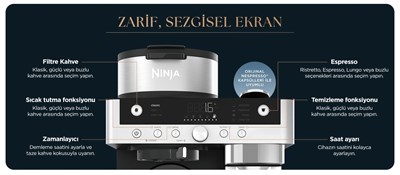 Ninja Prestige Dualbrew Filtre ve Kapsül Kahve Makinesi