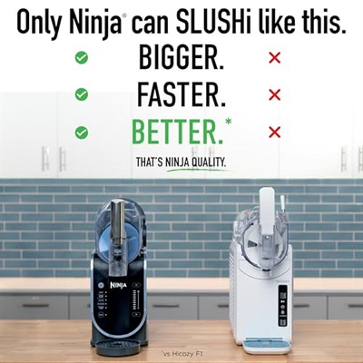 Ninja Slushi FS301 RapidChill Teknolojisine Sahip Profesyonel Yapıcı, 85 Oz İçecek ve Slushie Makinesi, 5 Önceden Ayarlanmış Program, Dondurulmuş Margarita, Frappés ve Daha Fazlası, Premium Vurgular,