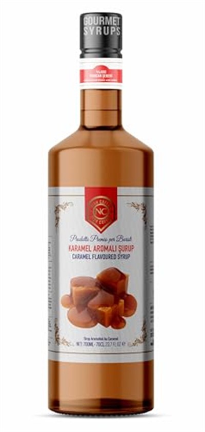 Nish Çikolata, Karamel, Vanilya Aromalı Şurup 3lü Set (3x700 ml)