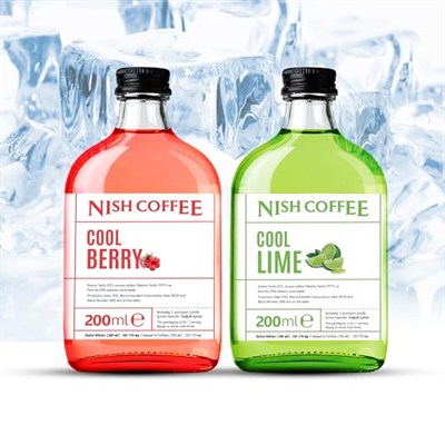 Nish Coffee Cold Brew Aromalı 2li Set (Berry-Lime) 2x200 ML