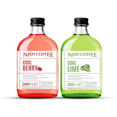 Nish Coffee Cold Brew Aromalı 2li Set (Berry-Lime) 2x200 ML