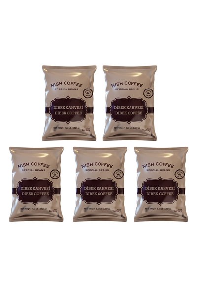 Nish Dibek Kahvesi 5li Set (100 gr x 5 Adet)