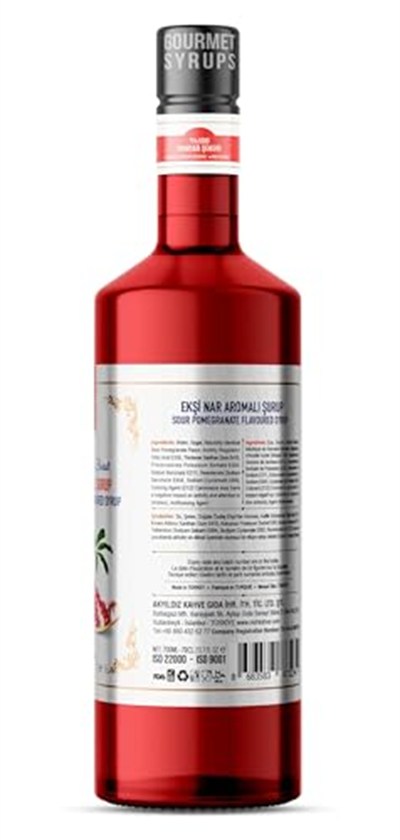 Nish Ekşi Nar Aromalı Şurup 700ML - P