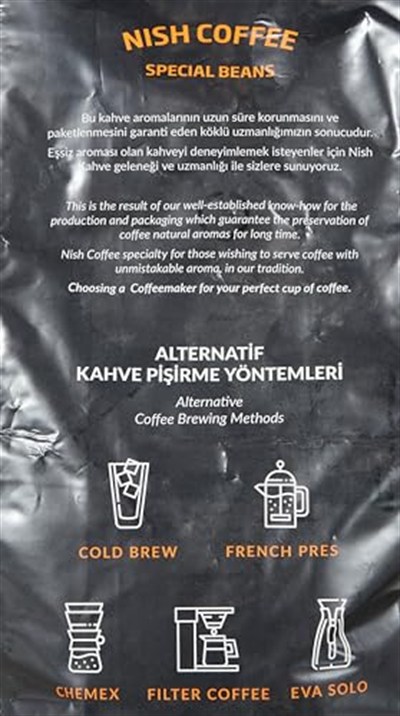 Nish Filtre Kahve Decaf 1 Kg- Öğütülmüş