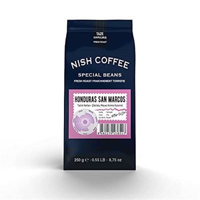 Nish Filtre Kahve Honduras San Marcos 2x250 gr - Çekirdek - Seçenekler: Honduras San Marcos, Küba Cerrano, 2 x 250 gr...