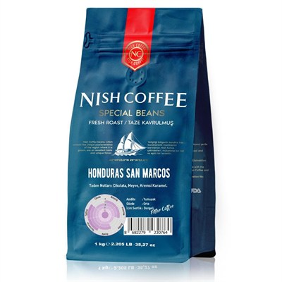 Nish Filtre Kahve Honduras San Marcos 1 Kg-Öğütülmüş