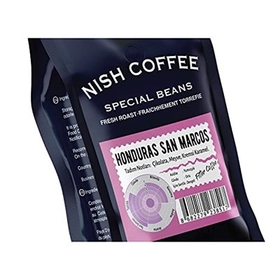 Nish Filtre Kahve Honduras San Marcos 2x250 gr - Çekirdek - Seçenekler: Honduras San Marcos, Küba Cerrano, 2 x 250 gr...