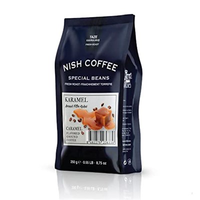 NISH Filtre Kahve Karamel Aromalı 250 gr