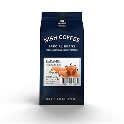 NISH Filtre Kahve Karamel Aromalı 250 gr