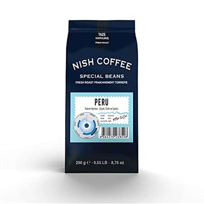 Nish Filtre Kahve Periu Ecoforest 250 gr-Çekirdek
