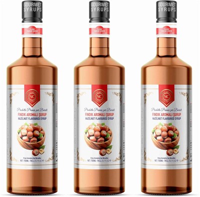 Nish Fındık Aromalı Şurup 3 x 700 ML - P