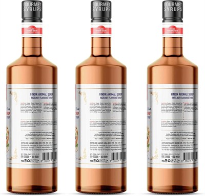 Nish Fındık Aromalı Şurup 3 x 700 ML - P