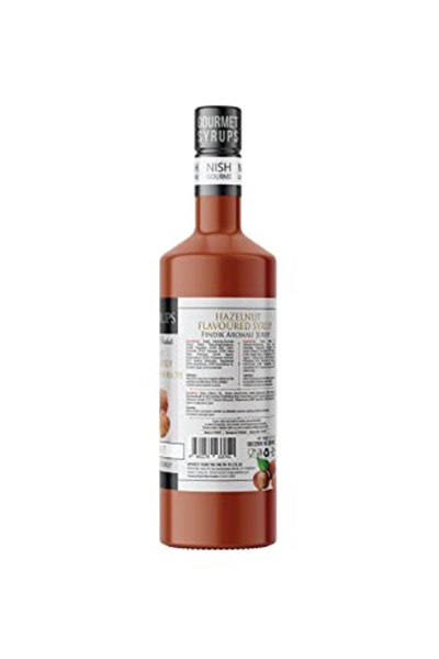 Nish Fındık Aromalı Şurup 700 ML - Cam Şişe