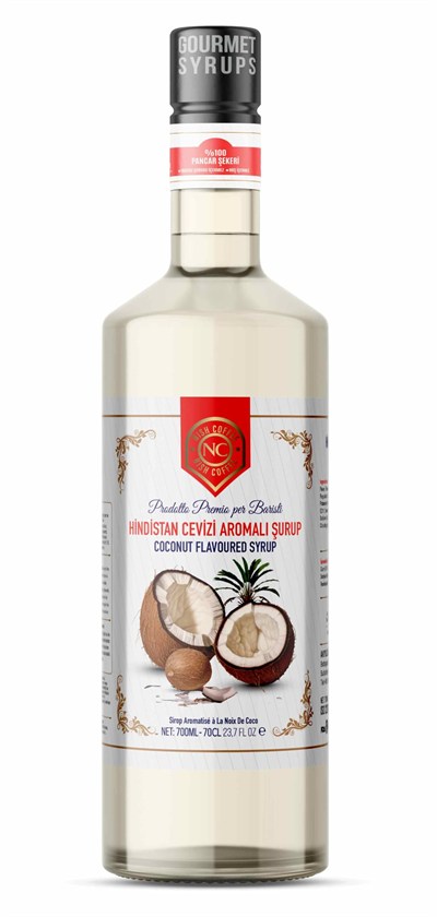 Nish Hindistan Cevizi Aromalı Şurup 700 ML - P