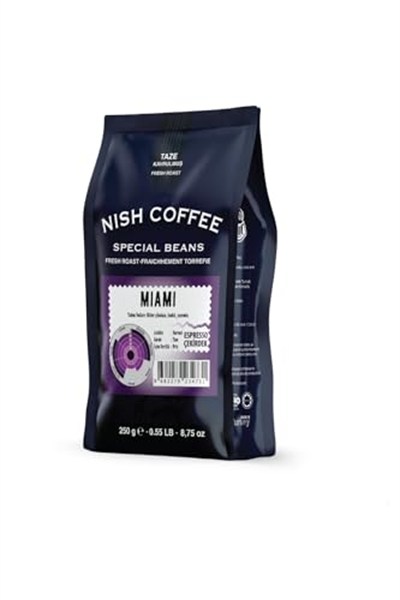 Nish Kahve Espresso Kahve Miami 2x250 Gram Çekirdek