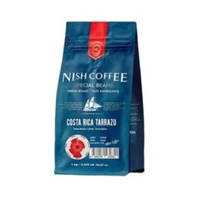 Nish Kahve Filtre Kahve Costa Rica Tarrazu 1 Kg-Öğütülmüş