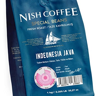 Nish Kahve Filtre Kahve Endonezya Java 1 Kg-Öğütülmüş