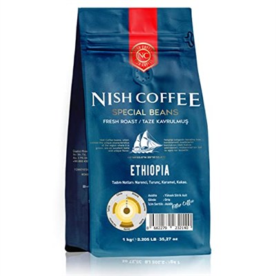 Nish Kahve Filtre Kahve Ethiopia 1 Kg-Öğütülmüş