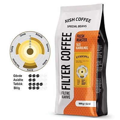 Nish Kahve Filtre Kahve Ethiopia 1 Kg