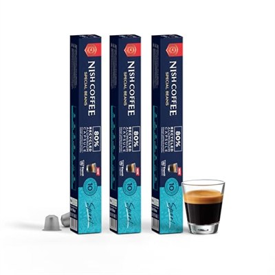 Nish Kahve Kapsül Kahve 10 Sport 3lü Set Nespresso Uyumlu 30 Adet