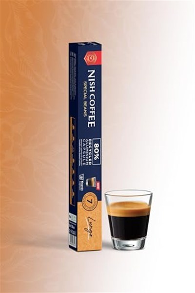 Nish Kahve Kapsül Kahve 7 Lungo Nespresso Uyumlu 10 Adet