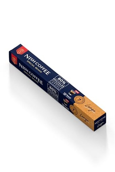 Nish Kahve Kapsül Kahve 7 Lungo Nespresso Uyumlu 10 Adet