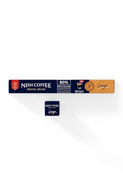 Nish Kahve Kapsül Kahve 7 Lungo Nespresso Uyumlu 10 Adet