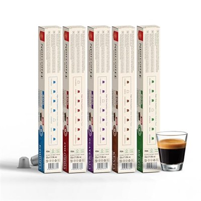 Nish Kahve Single Orijin Kapsül Kahve 5li Set Ethiopia, Colombia, Guatemala, Kenya, Brasil 50 Kapsül
