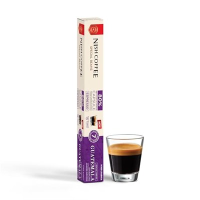 Nish Kahve Single Orijin Kapsül Kahve Guatemala Nespresso Uyumlu 10 Adet