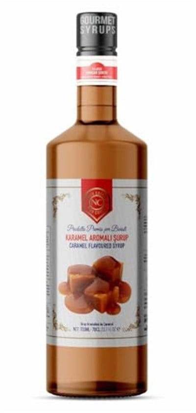 Nish Karamel Aromalı Şurup 700 ml