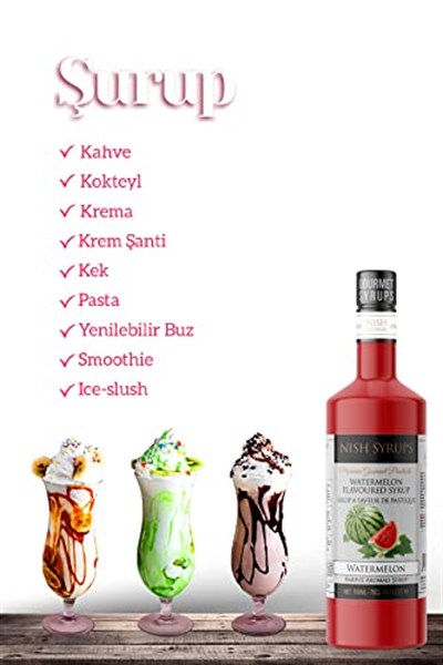 Nish Karpuz Aromalı Şurup 700 ml