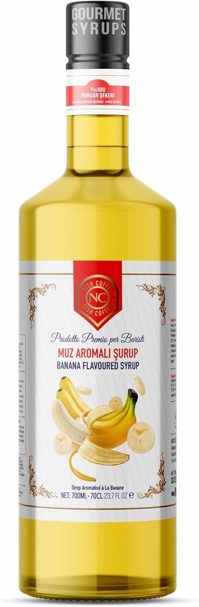 Nish Muz Aromalı Şurup 700 ML - P