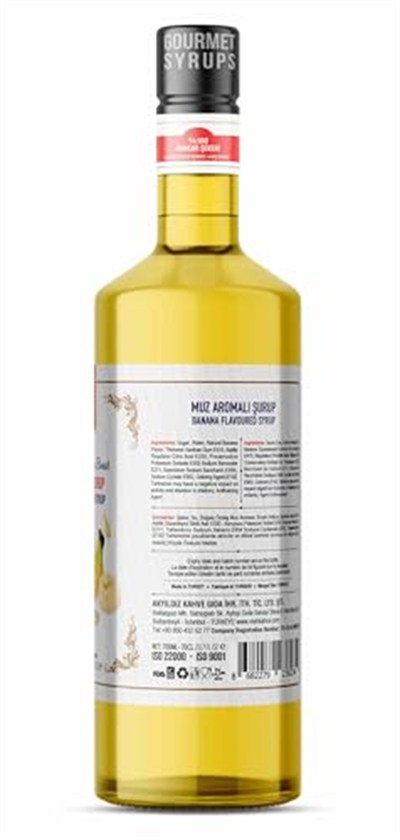 Nish Muz Aromalı Şurup 700 ML - P
