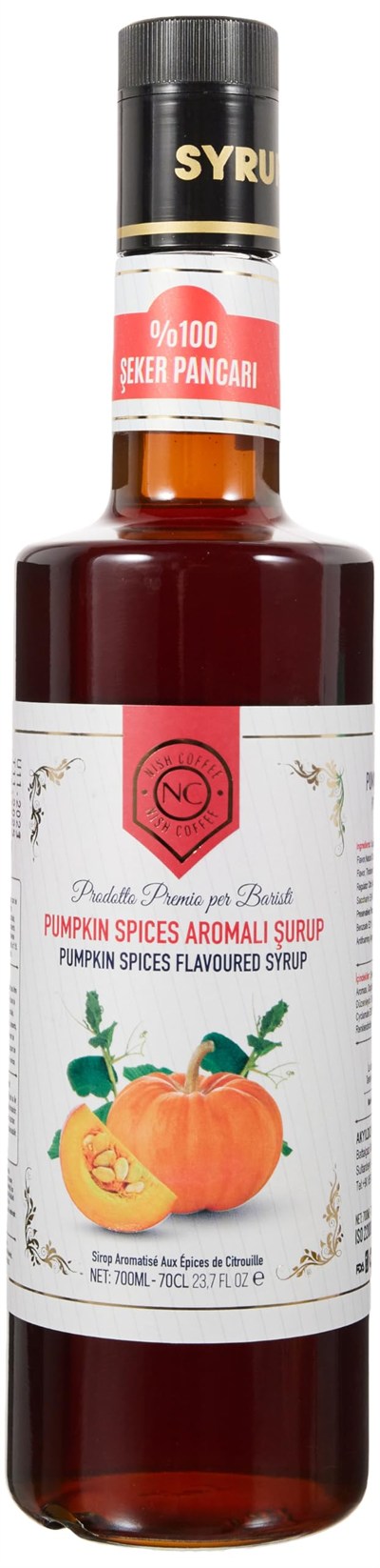 Nish Pumpkin Spices Aromalı Şurup 700 ML