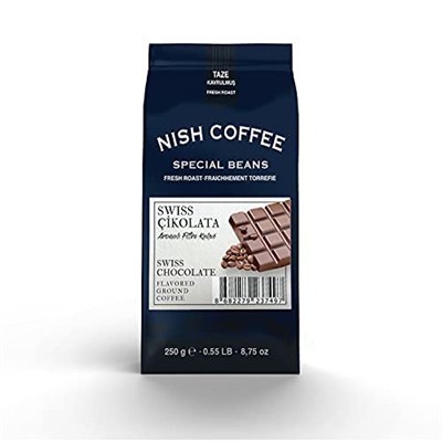 Nish Swiss Çikolata Aromalı Filtre Kahve 250 gr