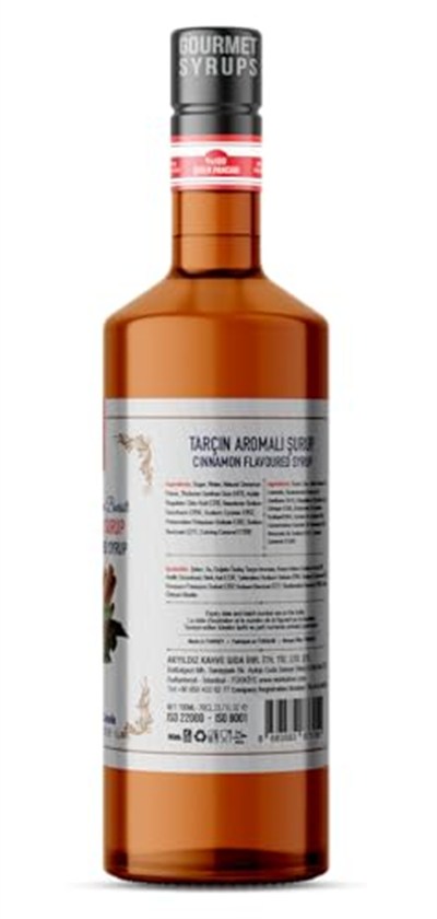 Nish Tarçın Aromalı Şurup 700 ML