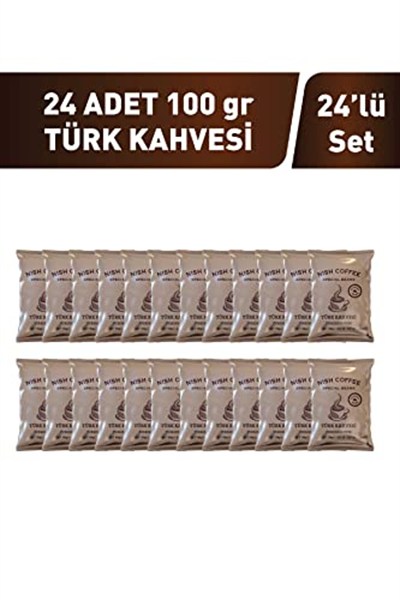 Nish Türk Kahvesi 24lü Set (100 gr x 24 Adet)