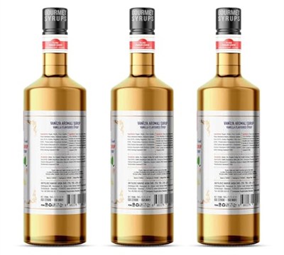 Nish Vanilya Aromalı Şurup 3 x 700 ML - P