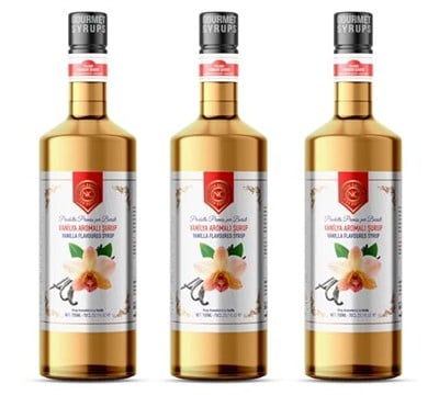 Nish Vanilya Aromalı Şurup 3 x 700 ML - P