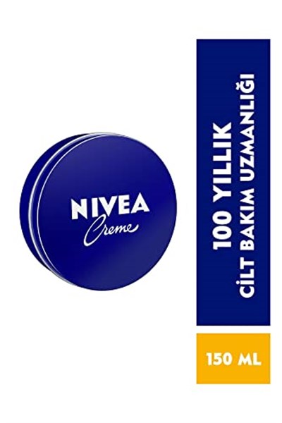 NIVEA Creme Nemlendirici Bakım Kremi150 ml, Bakım Yapan Koruma,Eucerit,Yüz,Vücut,El, Paraben İçermez, Tüm Cilt Tipleri