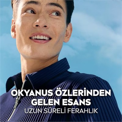 NIVEA MEN Erkek Roll on Deodorant 50 ml,Terlemeye Karşı 72 Saat Koruma,Okyanus Özleri Kokusu,Uzun Süren Ferahlık,Yapışkan His Bırakmaz,Etil Alkol İçermez