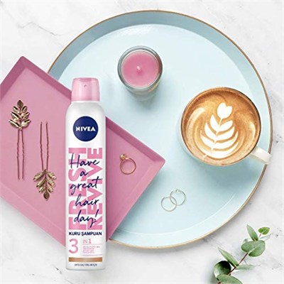 NIVEA Orta Saç Tonları İçin Kadın Kuru Şampuan 200 ml Personal Care