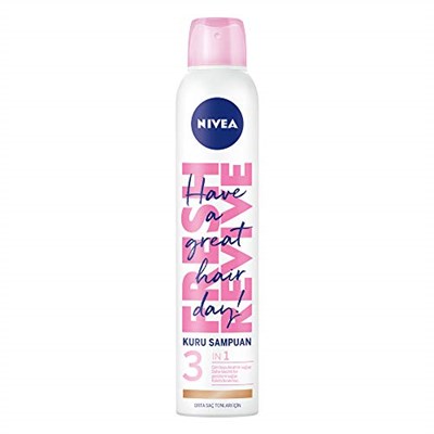 NIVEA Orta Saç Tonları İçin Kadın Kuru Şampuan 200 ml Personal Care
